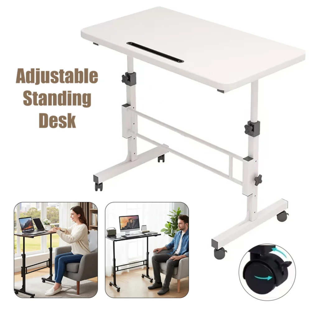 

Регулируемый по высоте компьютерный стол на колесиках для дома и офиса