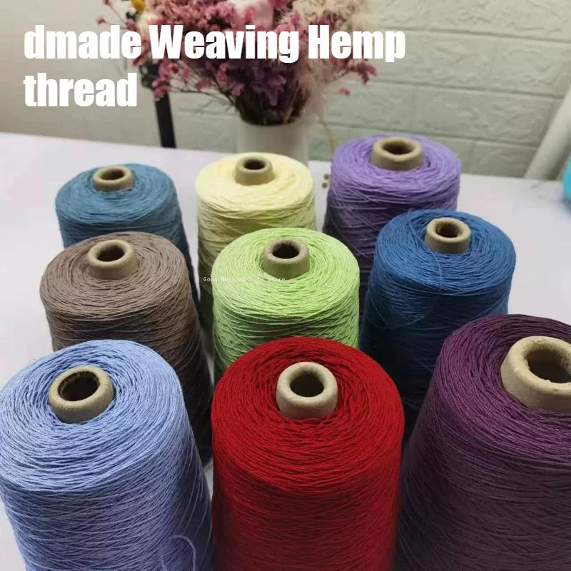 Italy Silk Hemp Thread 500g DIY Autumn and Winter Handmade Weaving Knitting Short Shirt Sleeves Are Crisp Breathable Comfort