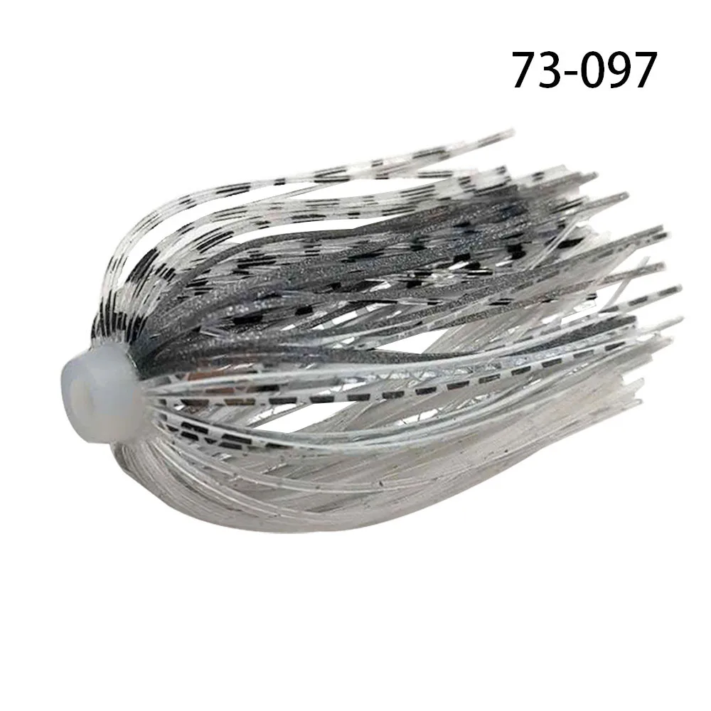 5 Stück Silikon-Jig-Röcke – 88 Stränge, 6,4 Cm, Schnell Wechselbar, Für Spinnerbaits & Gummifische