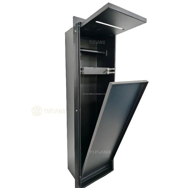 Hidden SUS304 wall-mounted tissue box, toilet brush, tissue holder, SUS304 tile embedded bathroom rack, hidden embedded storage