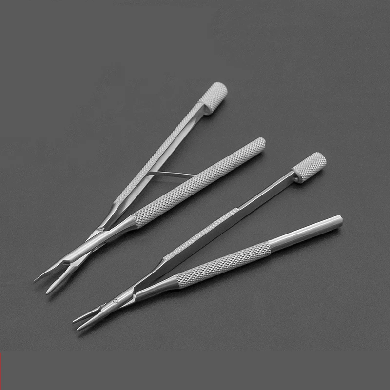 Stainless steel microscopy blade clamp ophthalmic instruments surgical tools fixed blade clamp needle clamp ophthalmic blade cla