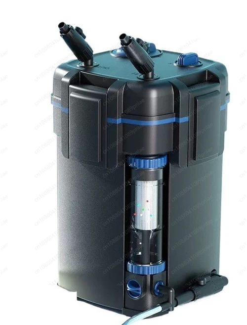 Fish Tank Toilet Filter System . External Canister Filter with Silent Pump, Aquarium Bio Filtration for Freshwater & Saltwater