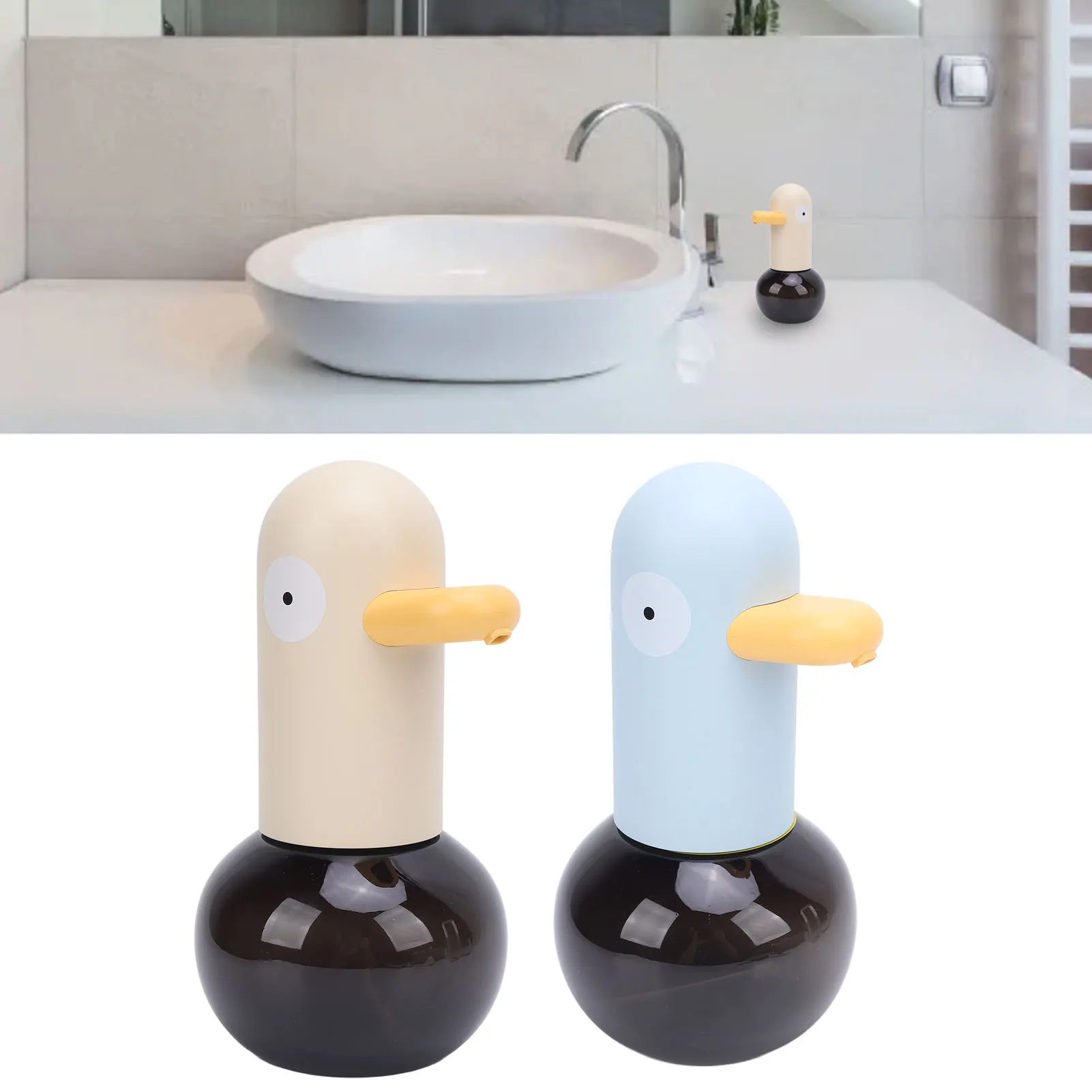 

Duck Shaped Automatic Sensor Foam Soap Dispenser Smart Rechargeable Hand Washer for Home Use Duck-Shaped Liquid Soap Dispenser