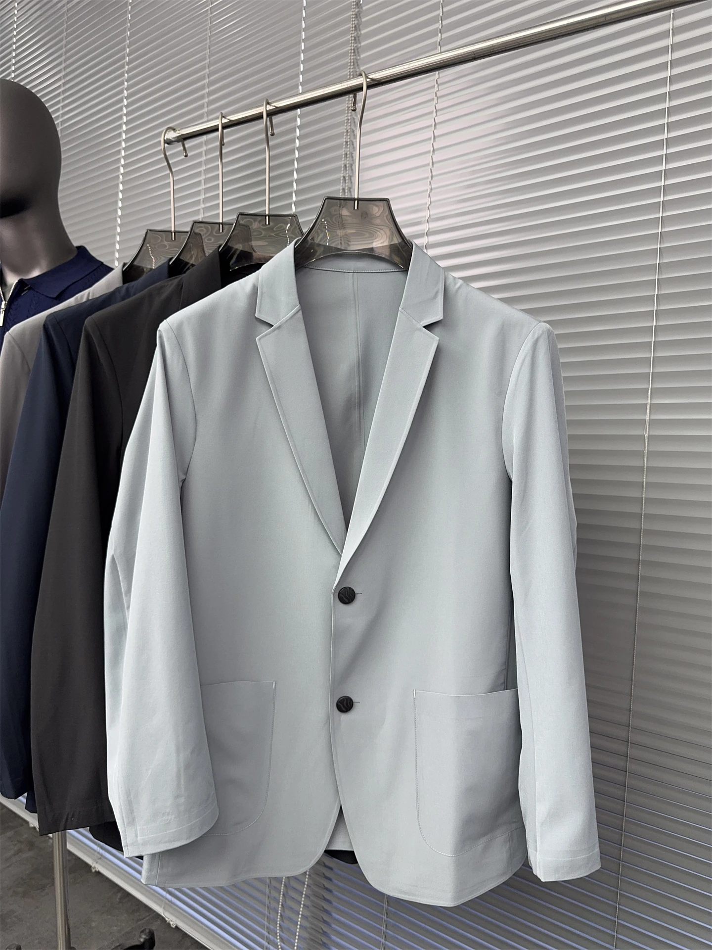 

Svip Luxury Sl Летний костюм Легкий дышащий повседневный мужской модный городской костюм Pure Color Long Sve