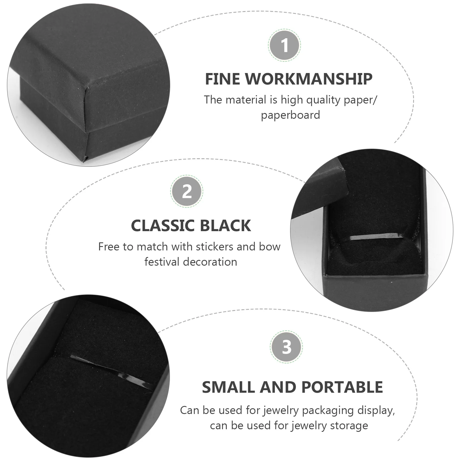 

10 шт., коробка для хранения ювелирных изделий, портативный органайзер для ожерелья, браслета, классический футляр для ювелирных изделий, дорожное предложение, подарочная упаковка