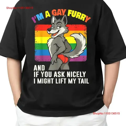 Pride Month Gay LGBTQ Rainbow Fox Furry T Shirt Chill Everyday Style S 4XL vintage Washed streetwear Unisex Soft fashion