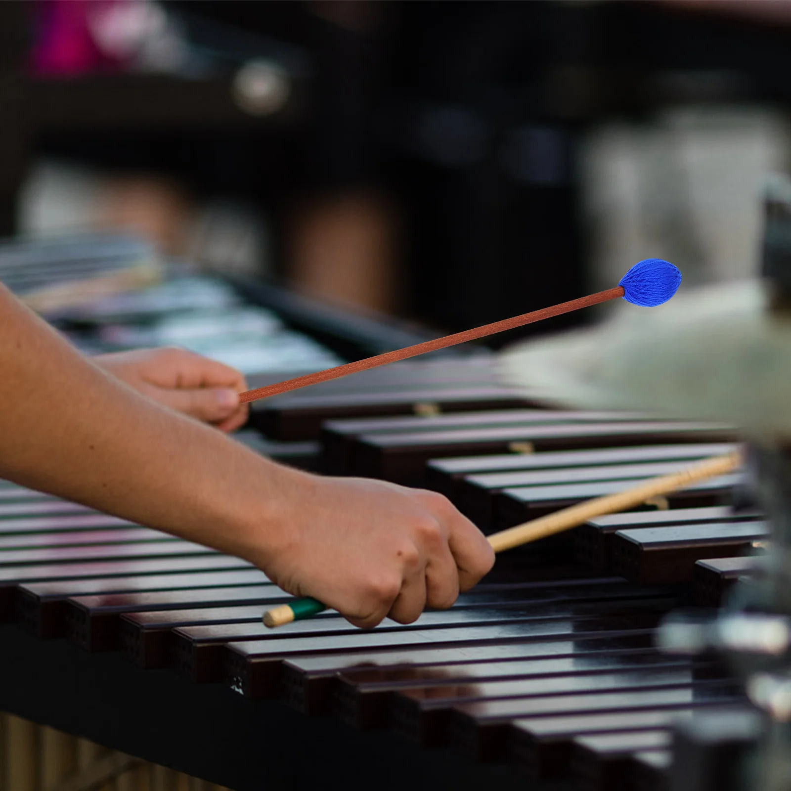 Baquetas de percusión para xilófono, Marimba, baquetas de rendimiento ligero, instrumento Musical de arce, lengua para estudiantes, 2 uds.