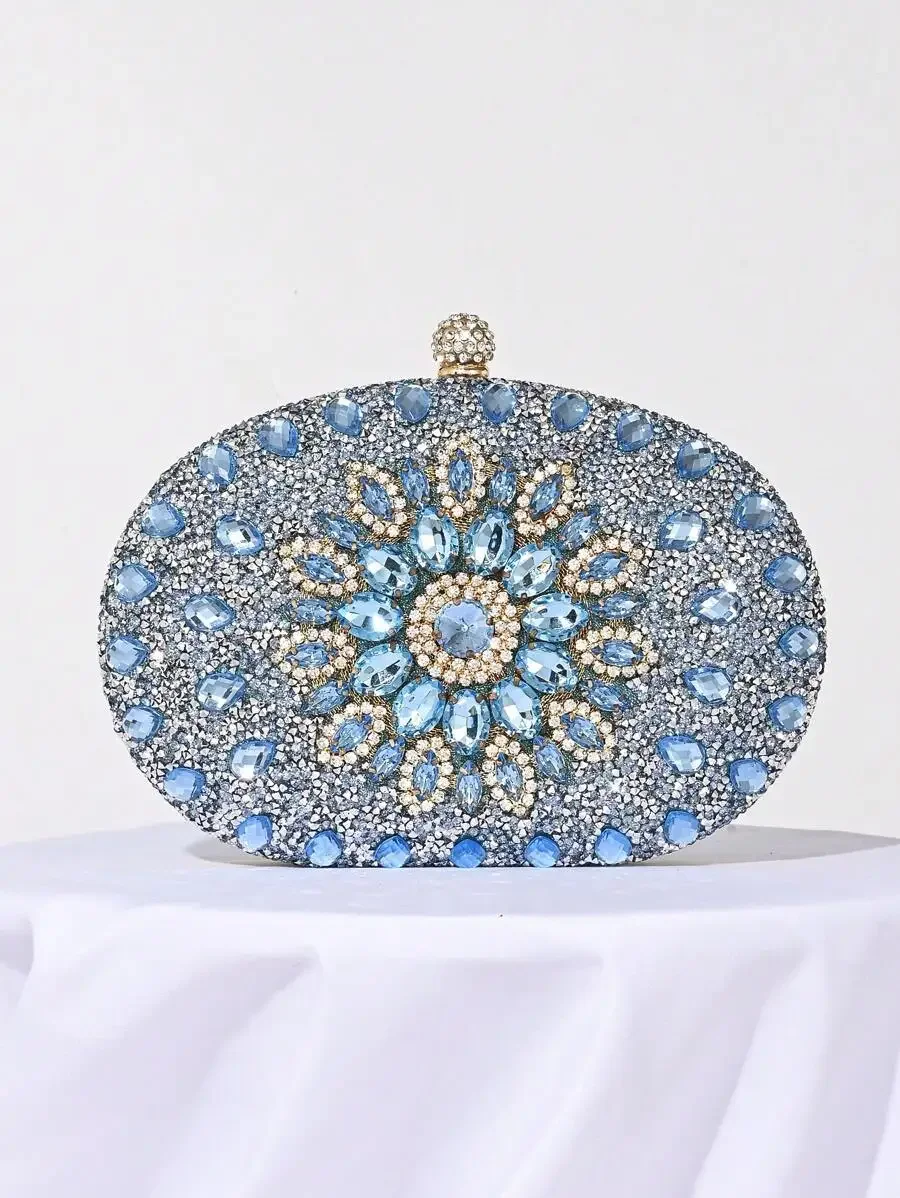 

Elegant Rhinestone Clutch Purse For Evening Wedding Party