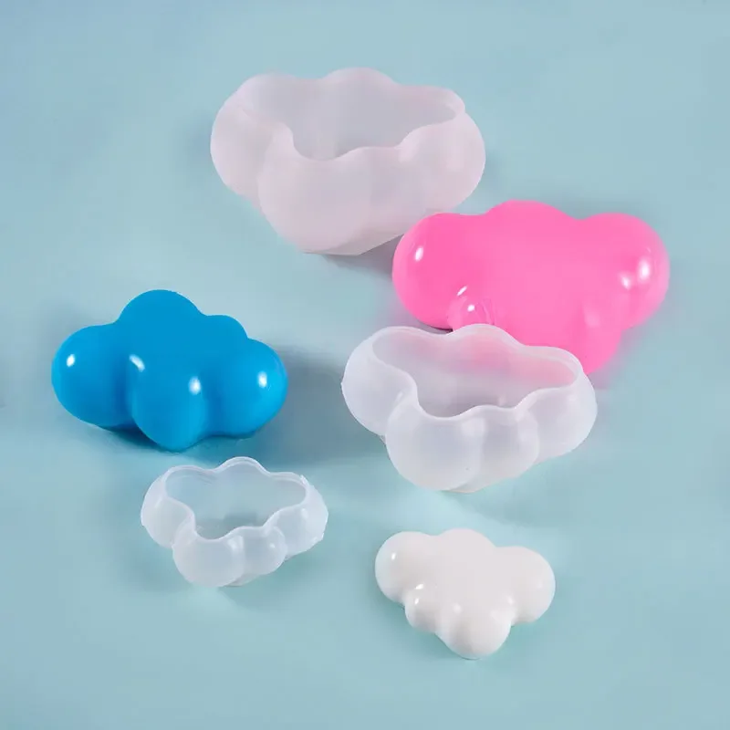 3D Cloud Silicone Mold Candles Soap Making Candle Mold for DIY Handmade Baking Cake Decoration Tool