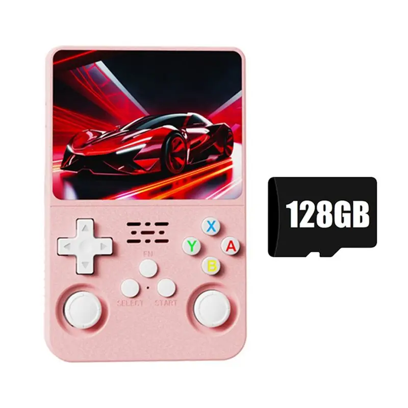 X12A-K36S R36S Portable Pocket Game Player Retro Game Console 3.5 Inch IPS Screen 128GB Linux WIFI For Kids Gift A