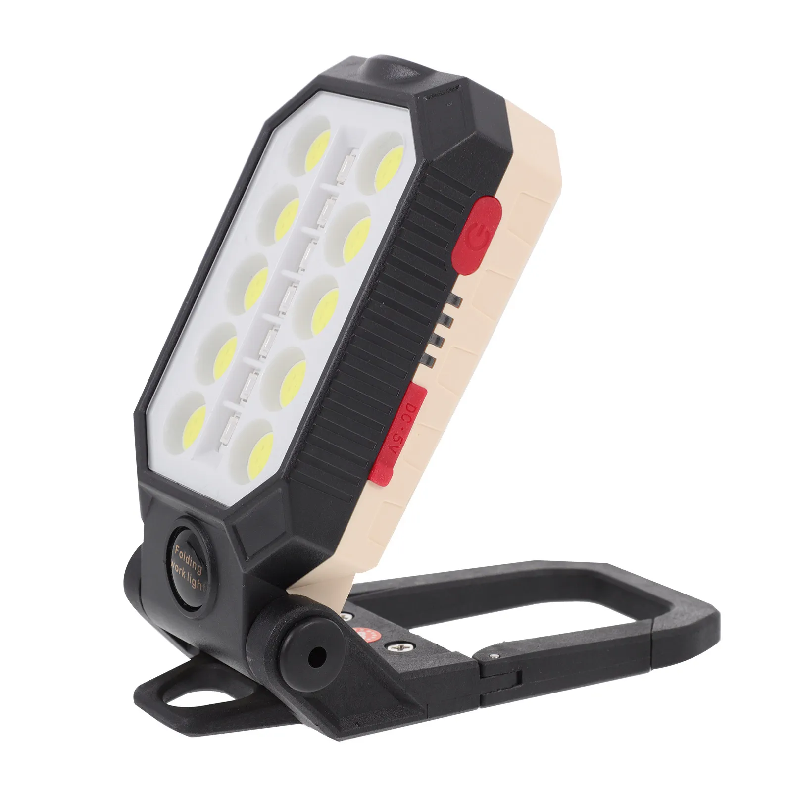 

1Set USB Charging Work Light Rechargeable LED Inspection Lamp with Magnet Hook Foldable for Outdoor Camping Hiking Emergency