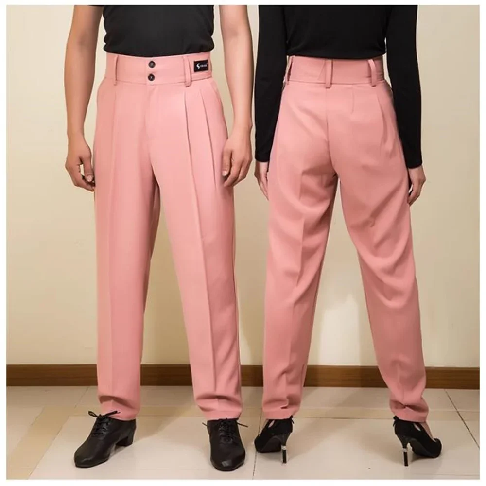 

Брюки для латинских соревнований, брюки для латинских танцев, брюки для бальных танцев с высокой талией, брюки для мужчин и женщин, тренировочная одежда для ча-ча