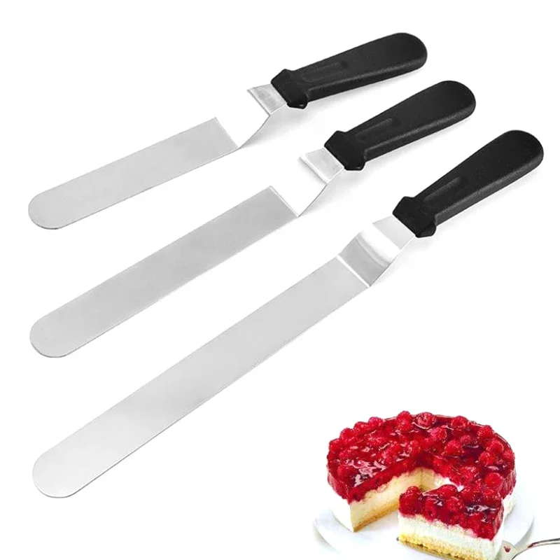 Stainless Steel Cream Spatula Baking Tools 6/8/10/12 
