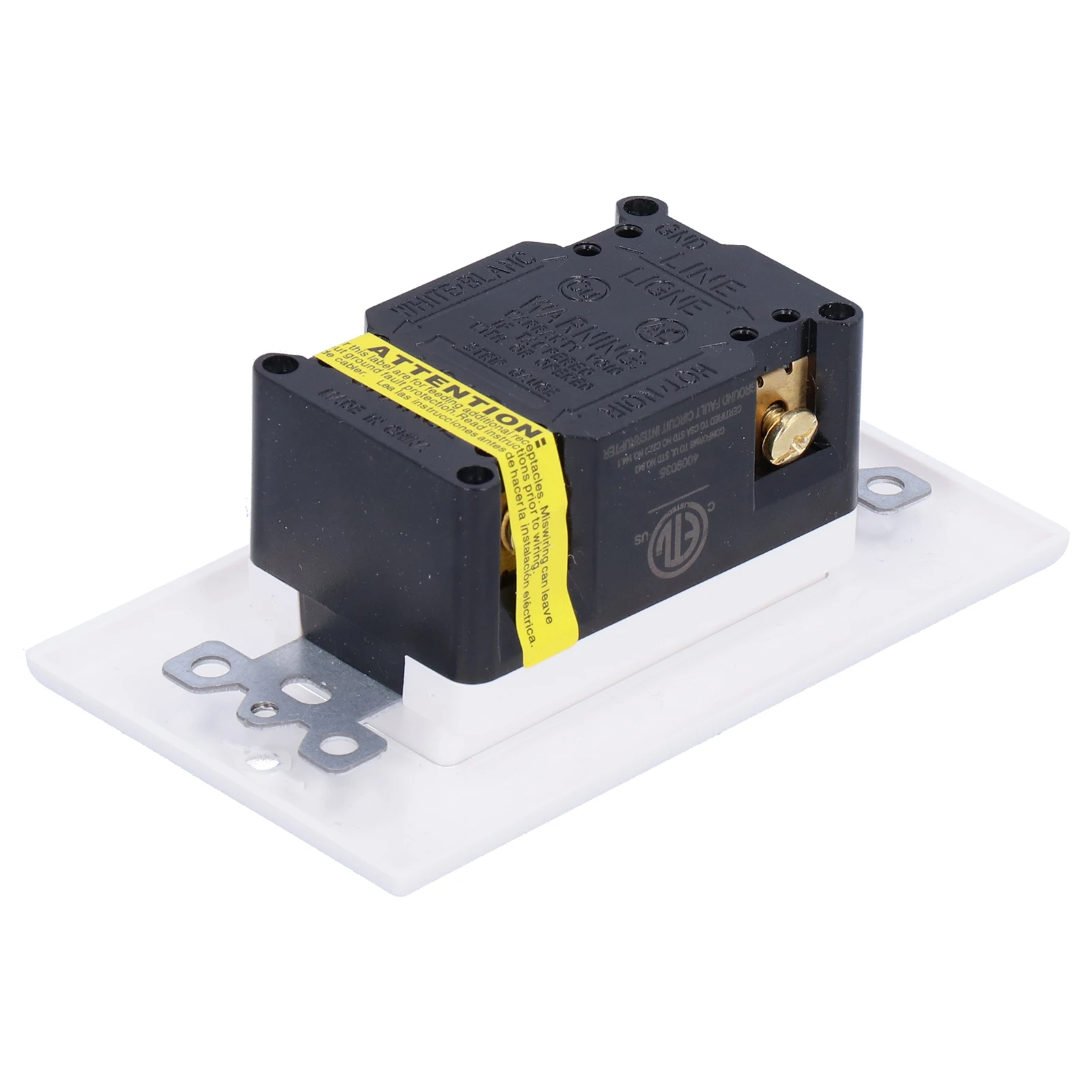 LD‐3008B GFCI منفذ التأريض العادي الذكي GFCI منفذ لوحات الحائط وعاء AC125V 20A GFCI وعاء المقبس