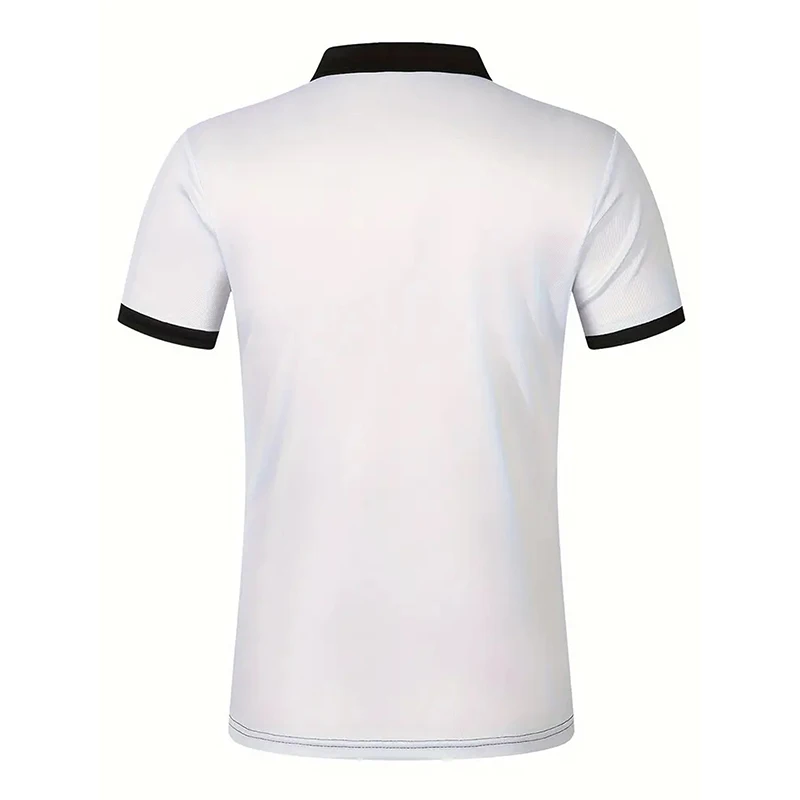 Estate nuova moda trend manica corta risvolto Polo uomo Casual bottone Polo 3D stampa digitale top Polo.