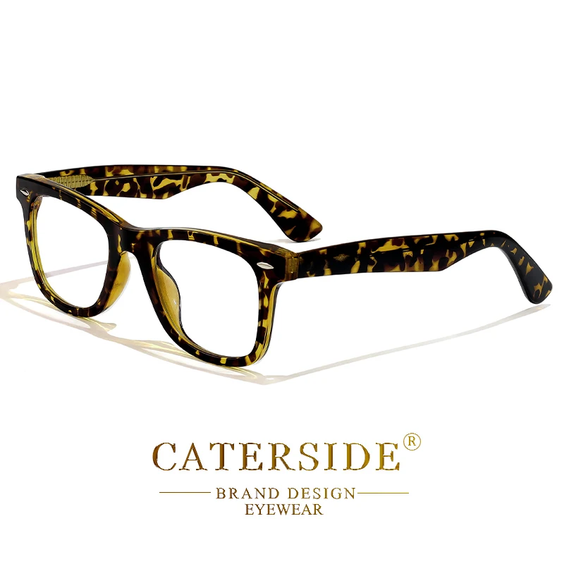 CATERSIDE Mode Herren Brillengestell Markendesign Hochwertige Tr-90 Rahmen Damen Anti Blaues Licht Computerbrille – Detail 18