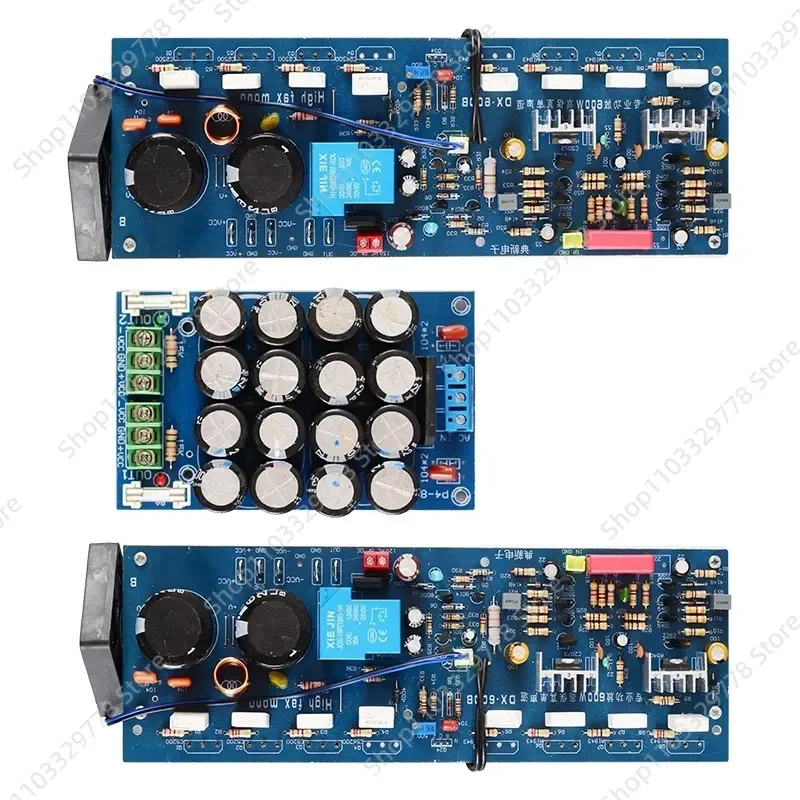 Experience exceptional audio performance with this high-power finished amplifier board, designed for audiophiles and DIY