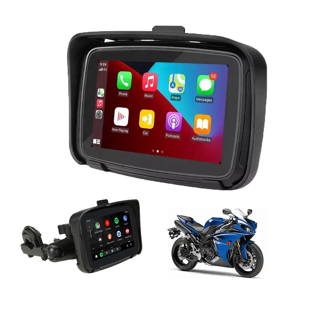 Beliebte Motorrad Carplay Bildschirm Motorrad Navigation Bildschirm Motorrad GPS Navigation