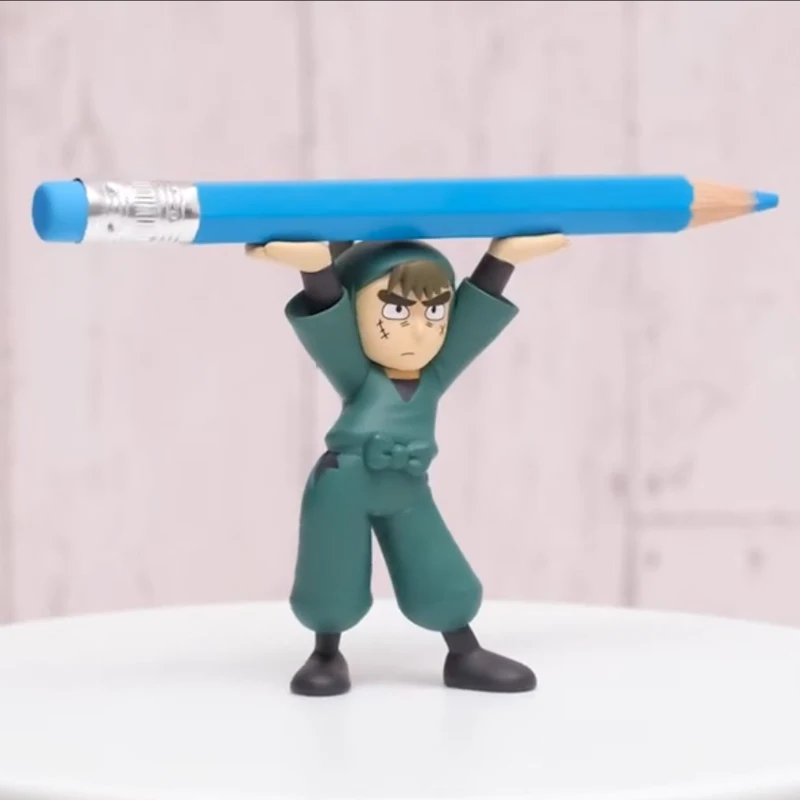 Japanse Echte Gacha Schaalmodel Ninja Rantaro Een Penhoudende Ornament Anime-gerelateerde Penhouders Action Figure Speelgoed