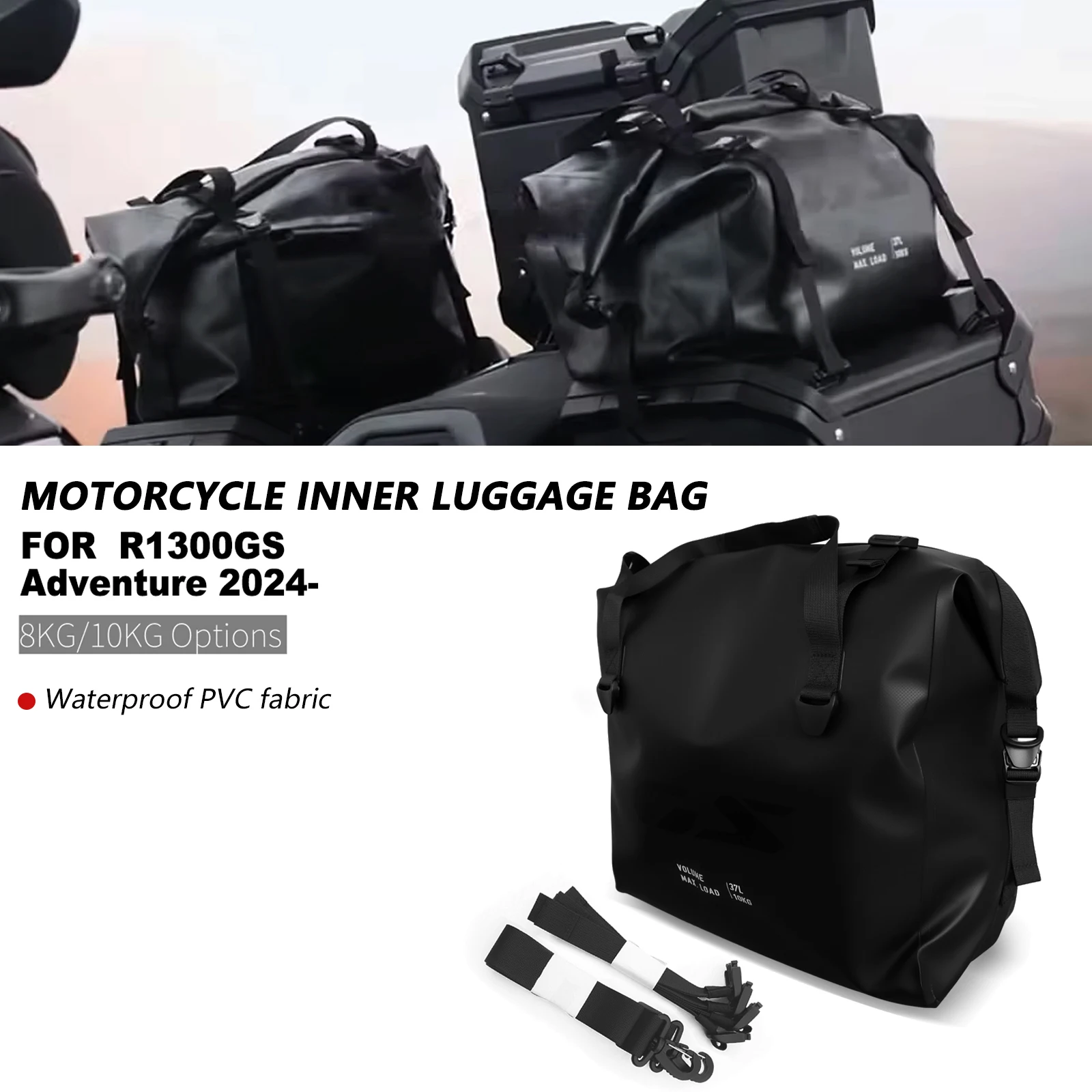 

For Motorcycle Accessories Aluminium Case Liner Bag Luggage Box Inner Bags R1300GS Adventure 2024- R1200GS R 1300 GS ADV R1250GS