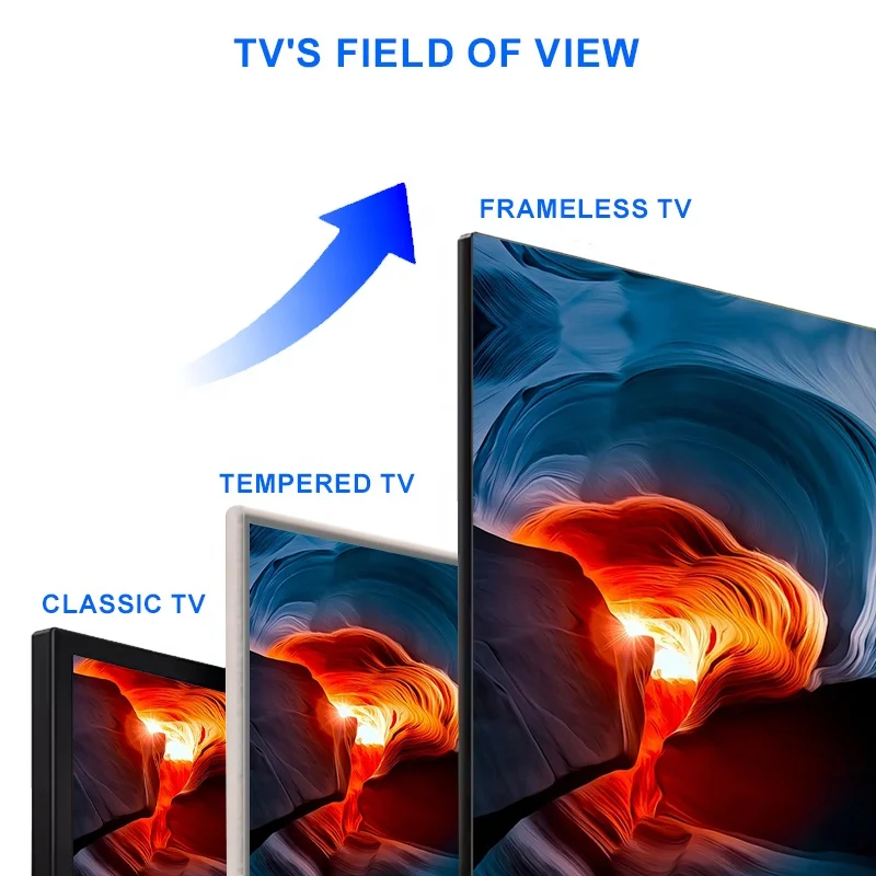 Manufacturer ultra  32 43 50 55 inch LED LCD smartTV with wifi