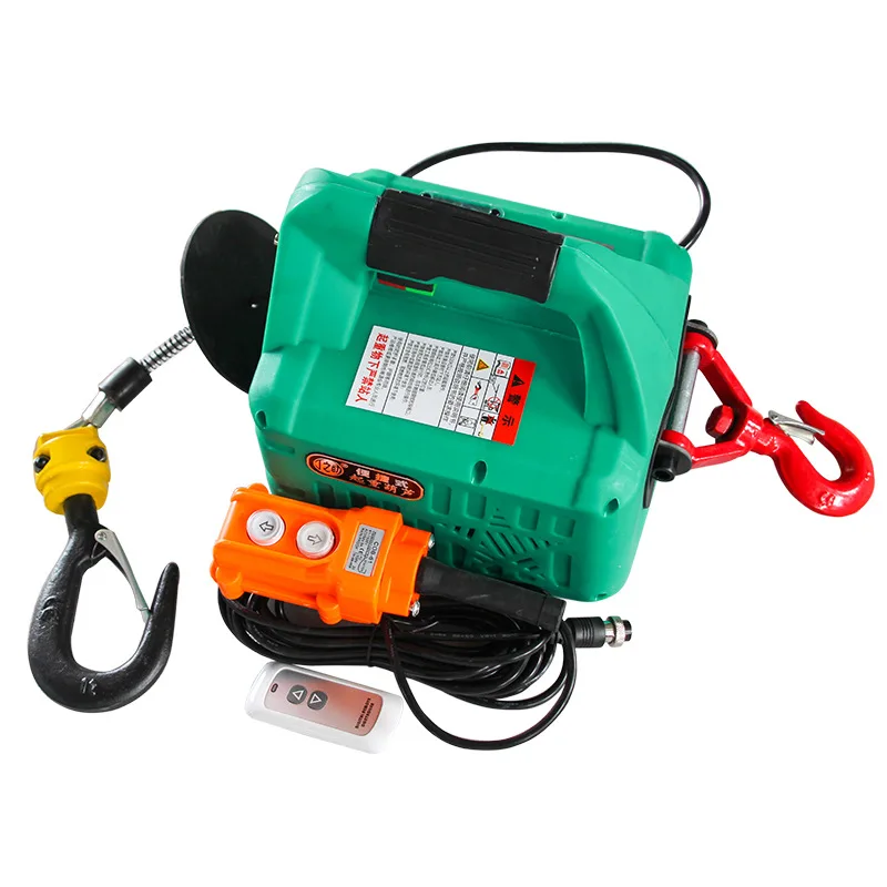 Portable miniature traction  hoist 500KG small wire rope