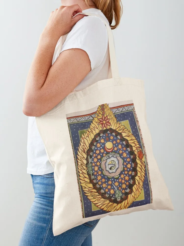 

COSMIC EGG by Hildegard von Bingen Tote Bag Lady bag shopping trolley bag Women's shopper handbag