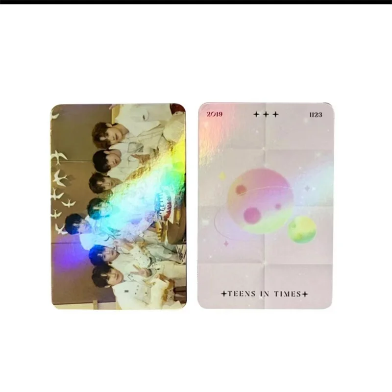 Imagem -06 - Kpop Boynextdoor Álbum Laser Cartão Lomo Sungho Riwoo Jaehyun Taesan Foto Cartão Cartão Glitter 50 Pcs por Conjunto