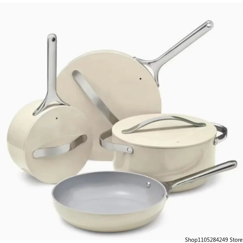 

12 New Aluminum Cookware Set Non-Stick Ceramic Coated Cookware Set Cooking Pot