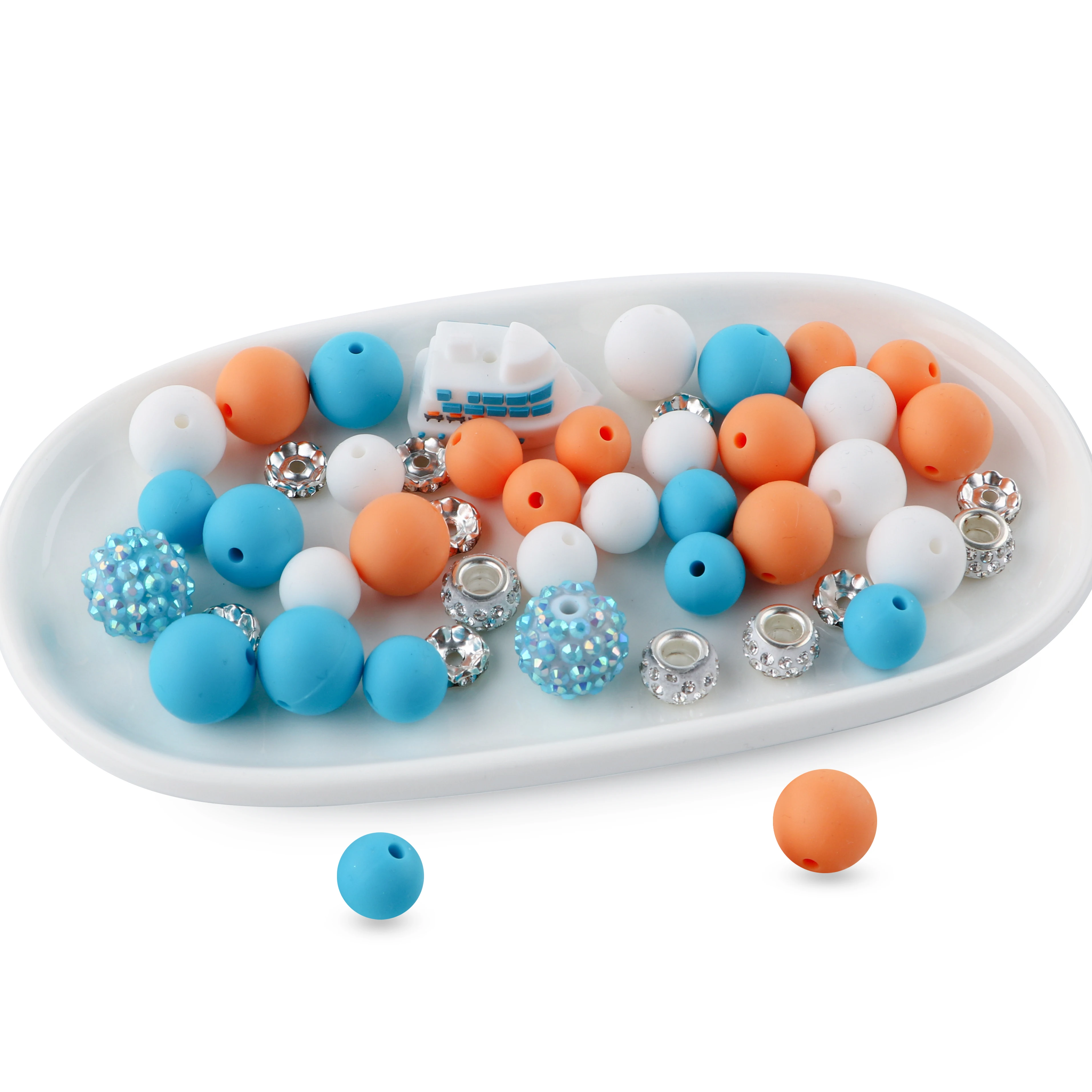 3D Animals Silicone Focus Beads For Jewelry Making DIY Pen KeyChain Bracelet Necklace Accessories 