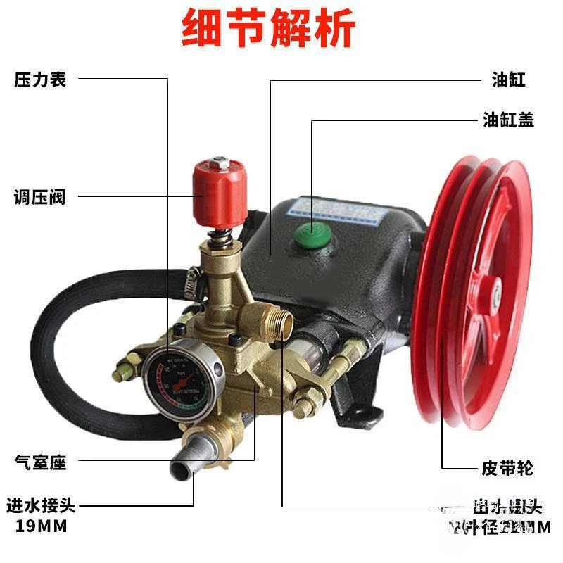 

55/58 type commercial car washer pump head high pressure washer head water pump pumping assembly