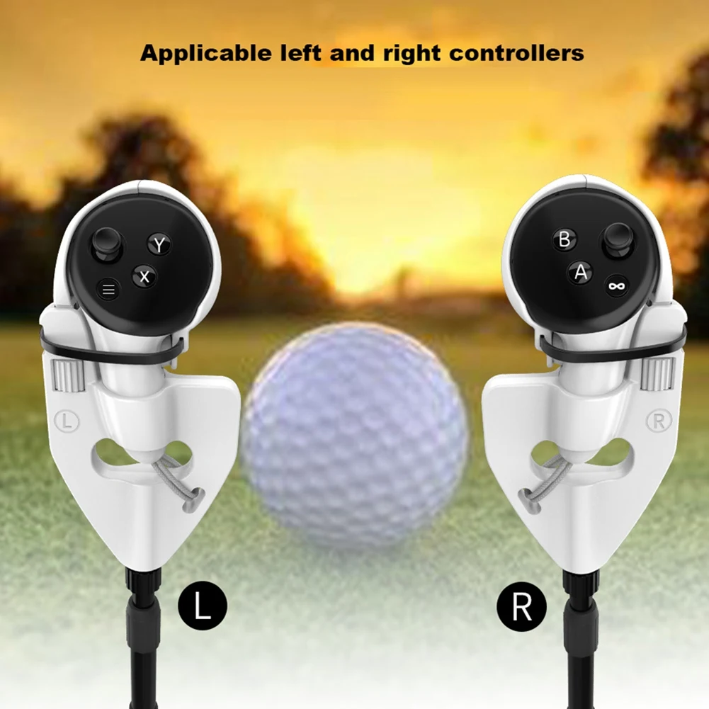 Reliable-For Meta Quest 3 VR Golf Club Controller Grips Stick Handle VR Accessories Golf Club B