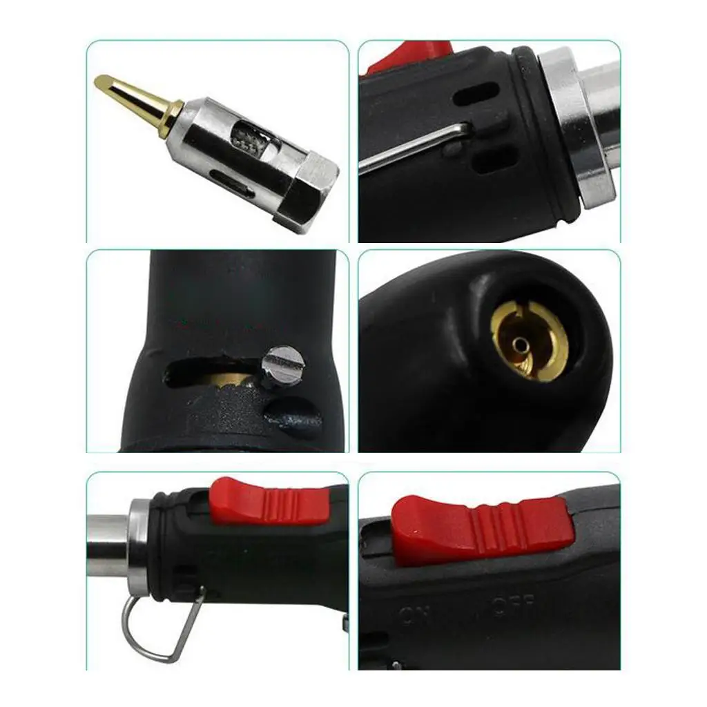 

Gas Iron Welding Portable Mini Welding Torch Lightweight Welding Accessory for DIY Electronics Soldering