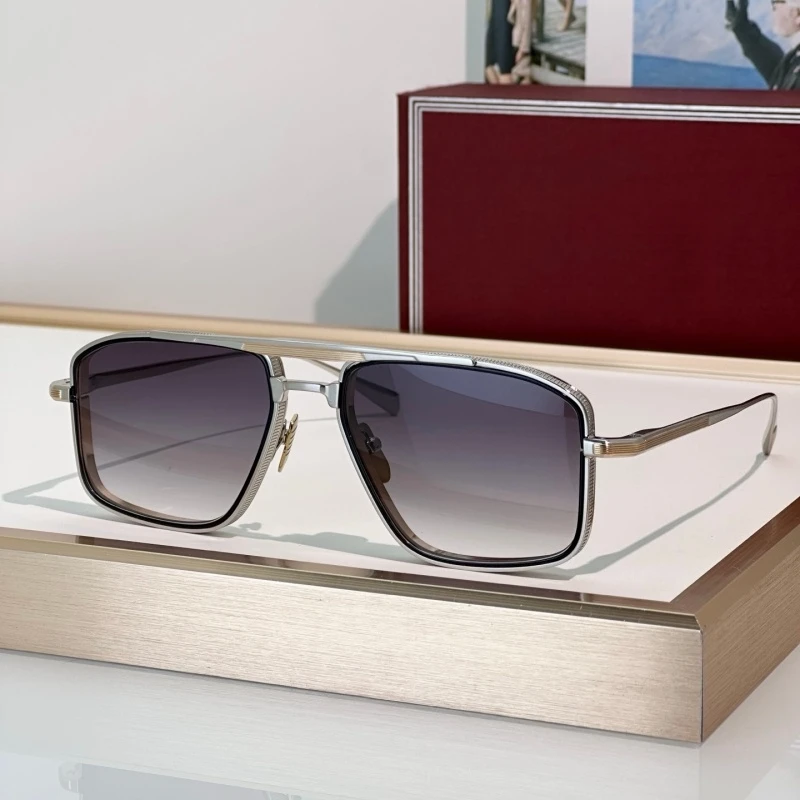 EARL lunettes de soleil pilote alliage carré haute qualité hommes lunettes de soleil femmes nuances en plein air populaire mode luxe lunettes pour le soleil