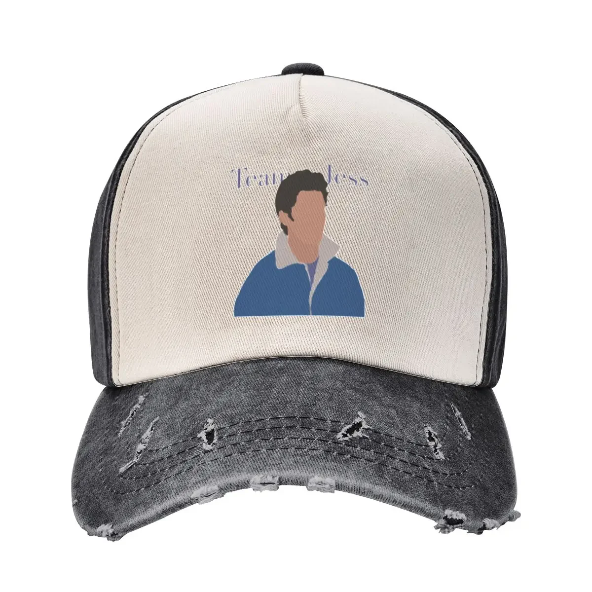 

team jess mariano denim Baseball Cap Golf Custom Cap Hat Man For The Sun tea Hat Women's Hats 2025 Men's