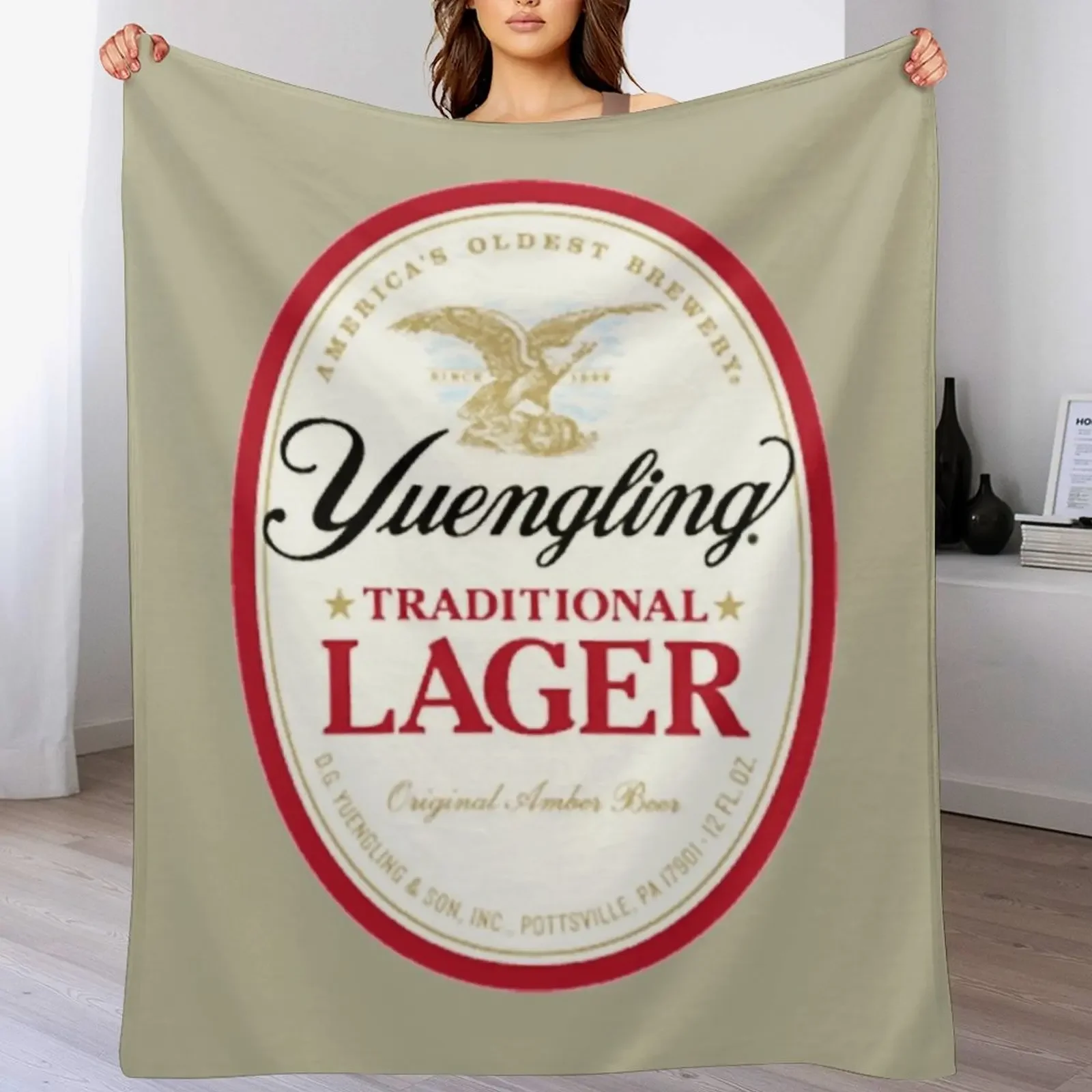 BEST SELLING - Yuengling Throw Blanket Polar Blankets For Sofas anime Blankets