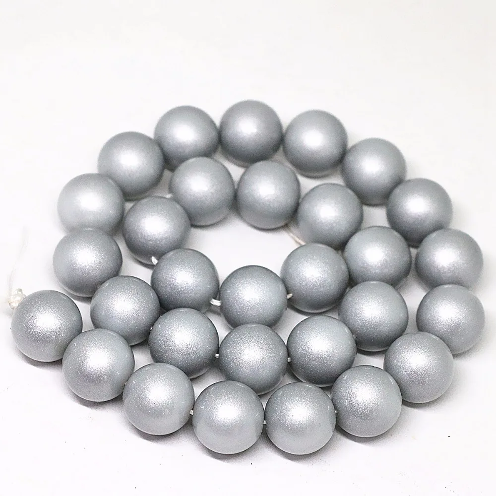 11 colors multicolor baking paint glass round loose beads 4mm 6mm 8mm 10mm 12mm 14mm spacers women jewelry findings 15inch B1621