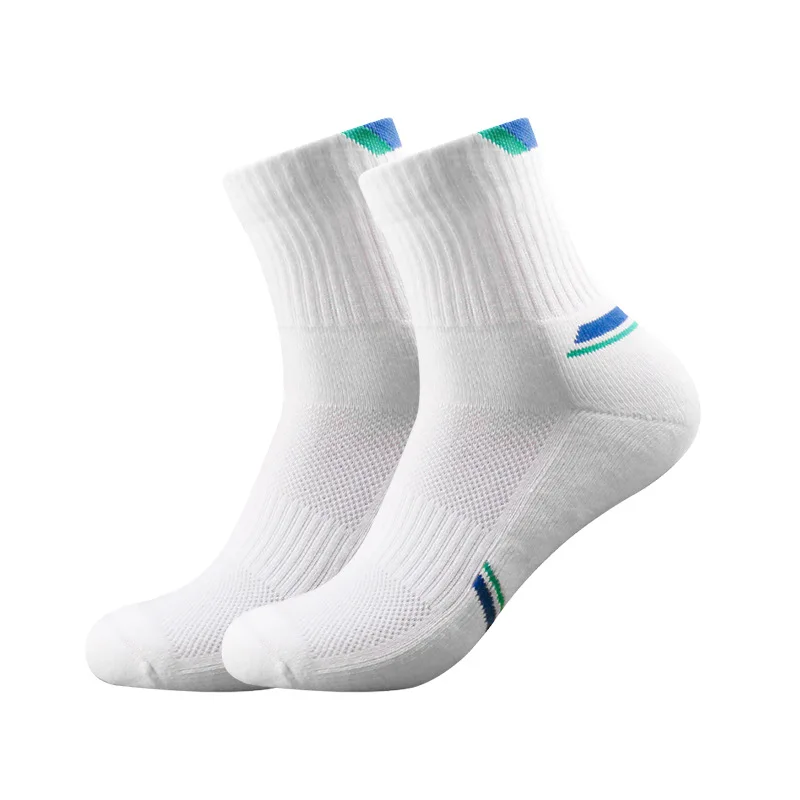 Badminton socks, medium tube towel bottom, thickened cotton socks, sports breathable outdoor tennis socks