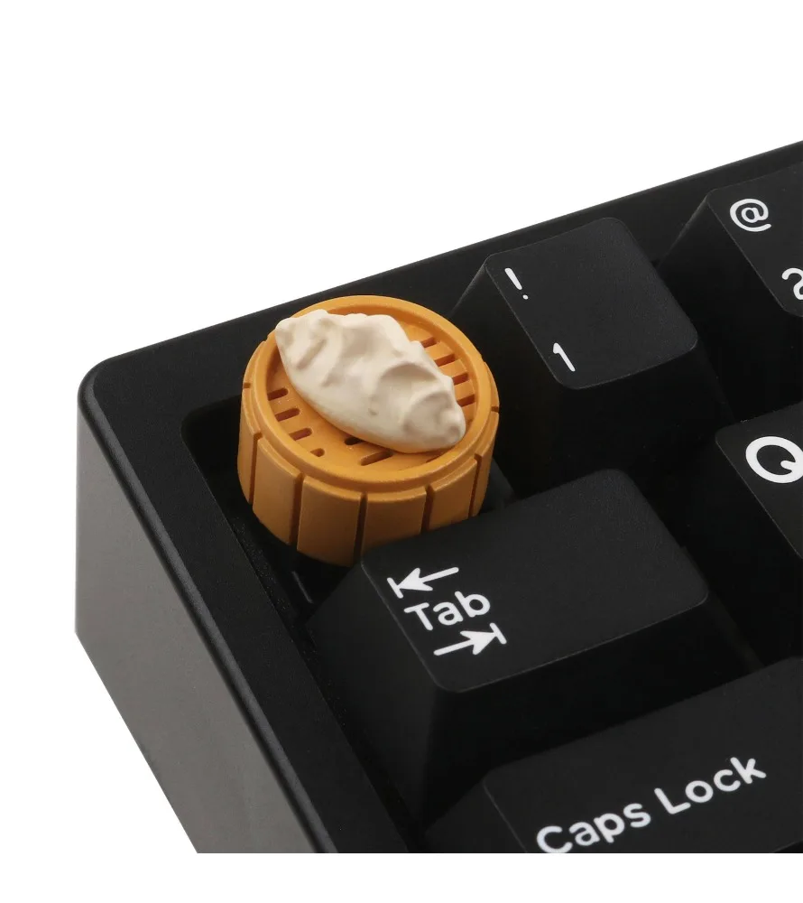 Keycap magnetic design office decompression mechanical keyboard MX axis small cage dumpling ESC custom personality