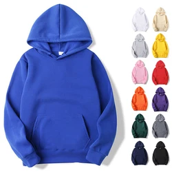 Basic Fleece Sweatshirt Hoodie Men Trending Hooded Sweatshirt Pull Over Wholesale Cheap Solid Hoodies For Men Polerones Hombre