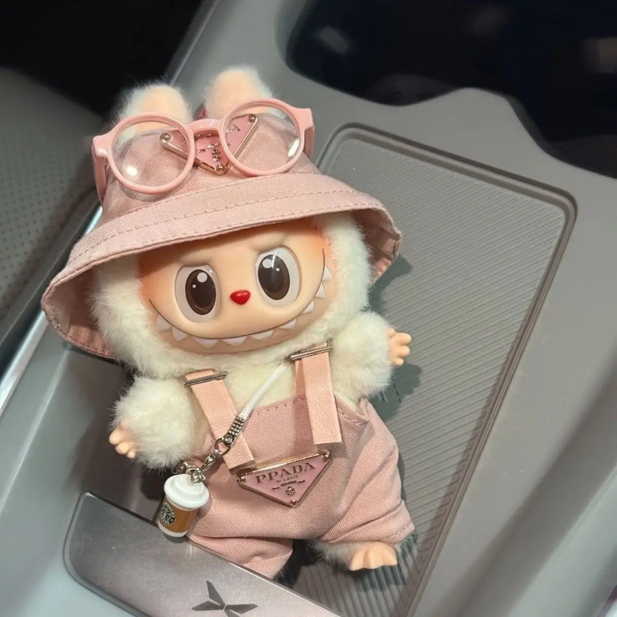 

For 17 cm Labubu Mini Doll Clothing Outfit Hat Bag Clothes Shoes Labubu II Doll DIY Accessories Sitting Party Game Toys Gifts