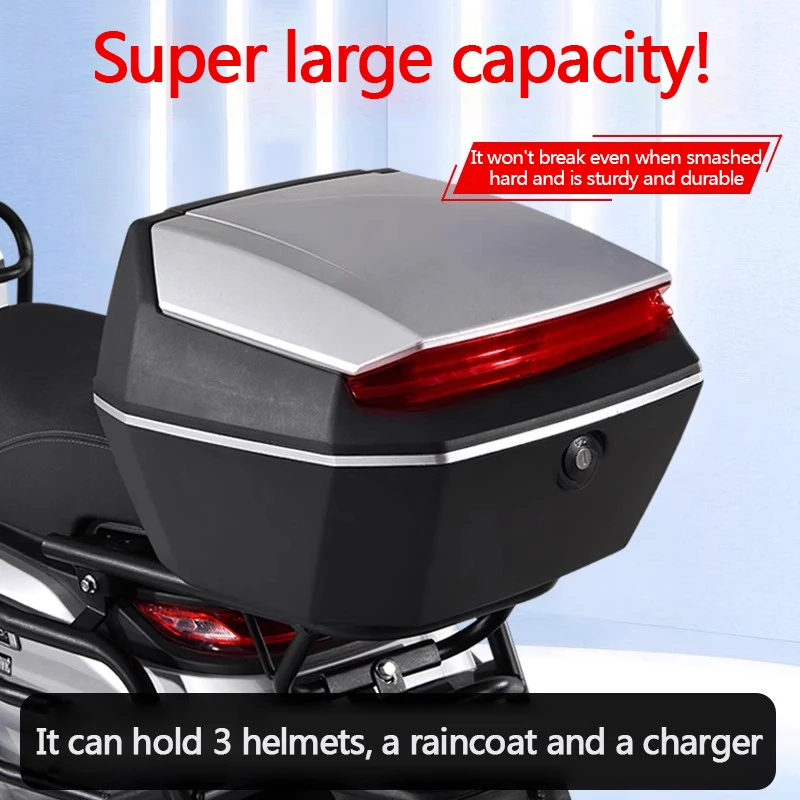 

Motorcycle and electric bicycle trunk, general-purpose large-sized electric bicycle and motorcycle storage trunk