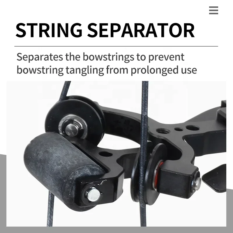 Arco composto con sfera in acciaio Arco e freccia a doppio scopo Accessori da caccia per adulti regolabili Arco con puleggia composita per tiro con l'arco