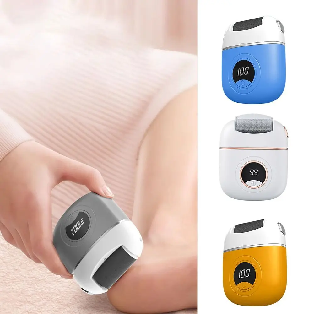 Automatic Electric Foot Grinder Rechargeable Removes Dead Skin Foot Callus Remover with Adjustment Grinding Head Digital Display