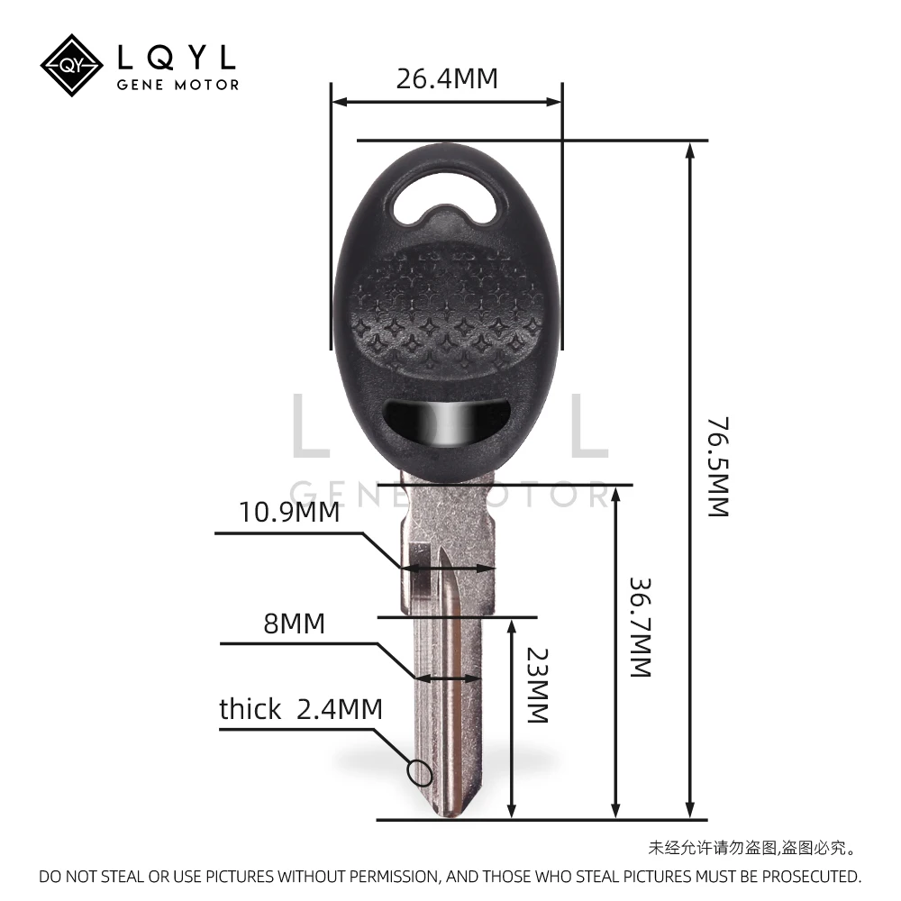 LQYL New Blank Key Replace Uncut Keys For Aprilia RSV1000 Tuono1000R SXV550 SMV750 1200 SL750 RSV 1000 Triumph 650 RSV4