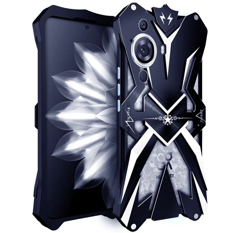 Powerful Shockproof Metal Armor Case For Huawei Nova 12 Pro , Nova 12 Ultra , Nova 12 Lite ,12 Aluminum Cases Cover Bumper Coque image 3