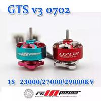 rcinpower Gts V3 0702 27000kv 29000kv Motors Double-ball Bearing Micro Brushless Motor For Rc Fpv Racing Drone