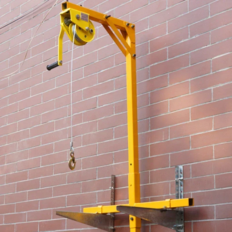 

For Hoisting tool for outdoor air conditioner hoisting crane hand winch self-locking installation air conditioning bracket