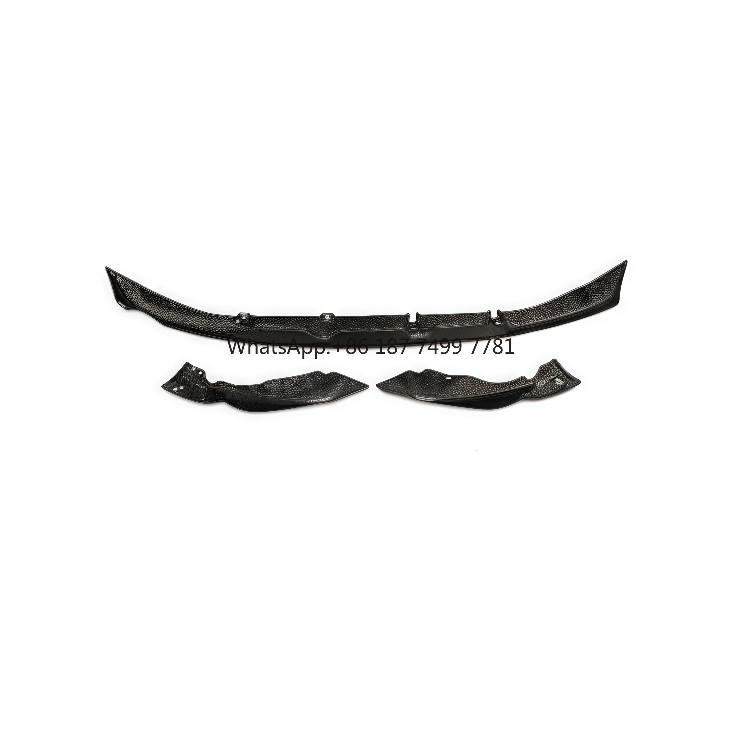 

For . M3/M4 G80/G82 Upgraded with MP Style Dry Carbon Fiber Front Bumper Splitter and Front Lip Corner