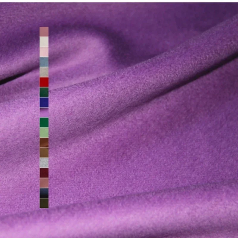 

Pure Double-sided Wool Fabric Brand Fashion Design Autumn Winter Coat Keepswarm Thick Cloth Diy Sewing by the Meter Material